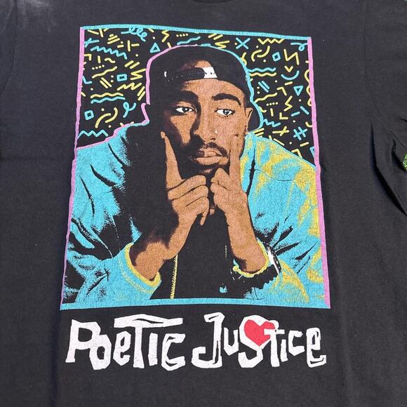 Poetic Justice Tupac T-Shirt - Picture 2 of 4